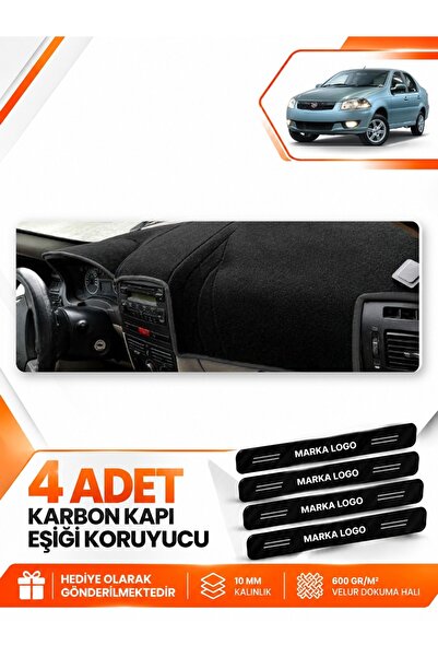 e-biz Fiat Si̇ena (2005-2012) Compatible Dashboard Protection Protective Cove...
