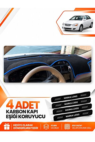 e-biz Kia Cerato (2004-2008) Compatible Front Torpedo Protection Case Carpet ...