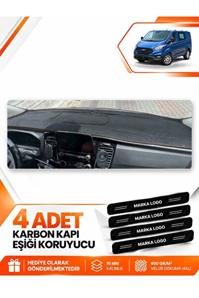 e-biz Ford Transit Custom (2016-2024) Compatible Dashboard Protection Protect...