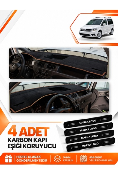 e-biz Volkswagen Caddy (2015-2019) Compatible Front Torpedo Protection Cover ...