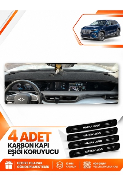 e-biz Togg T10X (2023-2026) Compatible Torpedo Protection Protective Case Car...