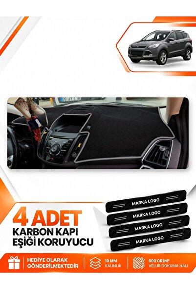 e-biz Ford Kuga (2013-2015) Compatible Front Chest Glove Box Protection Cover...