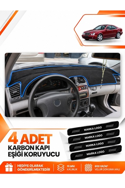 e-biz Mercedes W208-C208 Clk (1997-2002) Compatible Front Torpedo Protection ...