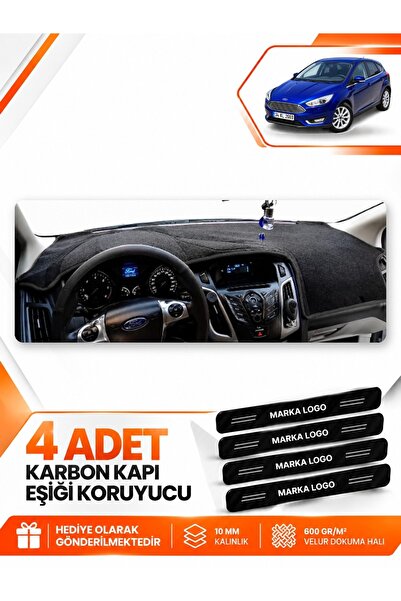 e-biz Ford Focus 3 (2011-2016) Compatible Dashboard Protection Protective Cov...