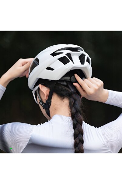 ROCKBROS Cască de bicicletă din fibră de carbon LK-15 58-62cm - Gri deschis