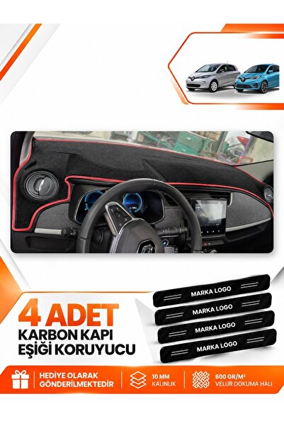 e-biz Renault Zoe (2012-2024) Compatible Front Torpedo Protection Case Carpet...