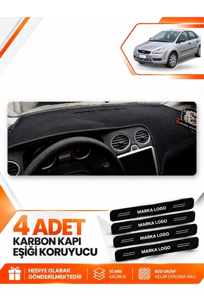 e-biz Ford Focus 2 (2005-2008) Compatible Dashboard Protection Protective Cov...