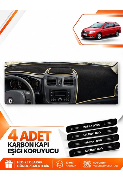 e-biz Daci̇a Logan Mcv (2012-2021) Compatible Front Cover Torpedo Protection ...