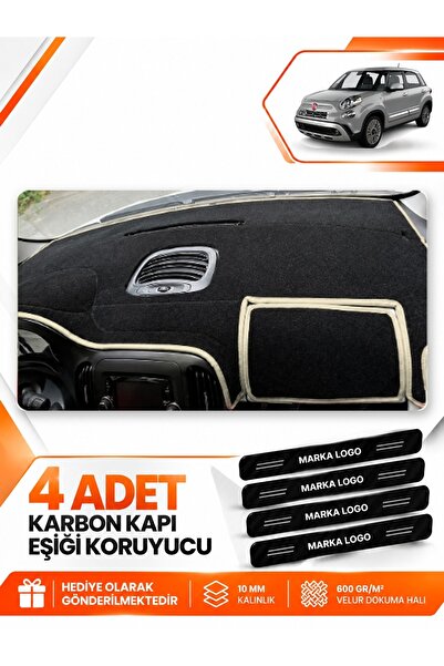 e-biz Fiat 500L (2013-2017) Compatible Front Cover Glove Box Protection Prote...