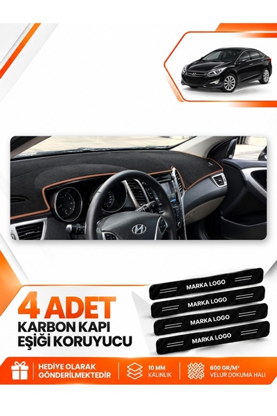 e-biz Hyundai̇ İ40 (2011-2017) Compatible Front Torpedo Protection Case Carpe...