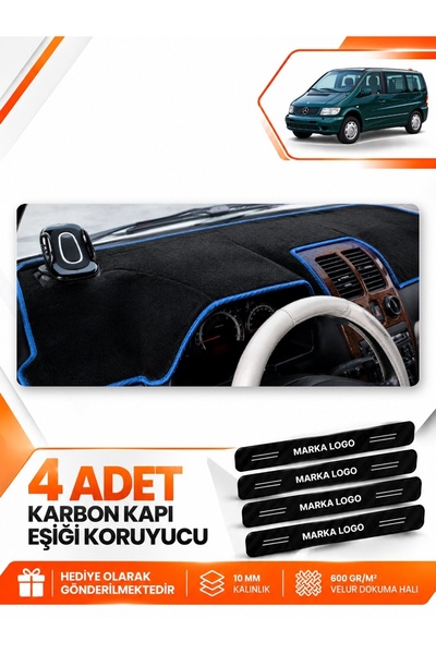 e-biz Mercedes Vito W638 (1996-2003) Compatible Front Torpedo Protection Cove...