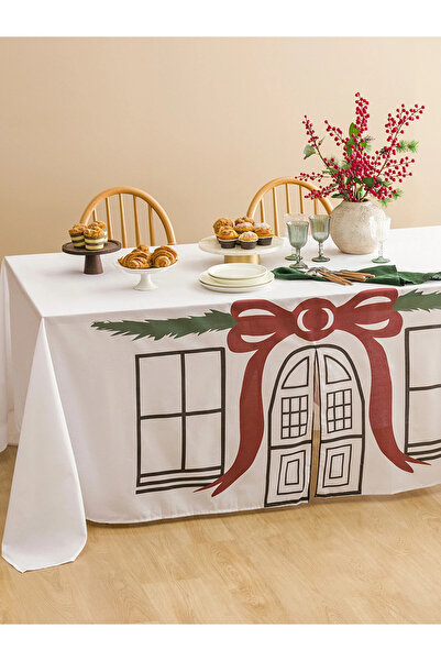 LC Waikiki Lcw Home Mixed Christmas Themed Tablecloth 300X300 cm