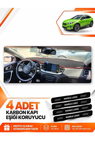 e-biz Kia X-Ceed (2020-2025) Compatible Front Torpedo Protection Case Carpet ...
