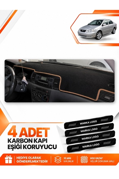 e-biz Toyota Corolla E130 (2000-2006) Compatible Front Torpedo Protection Cov...