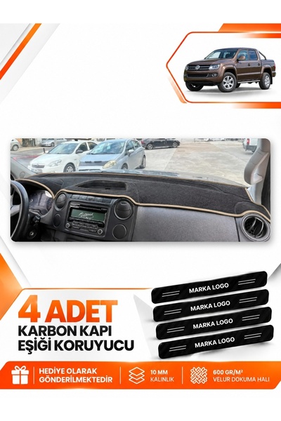 e-biz Volkswagen Amarok (2009-2016) Compatible Front Cover Glove Box Protecti...