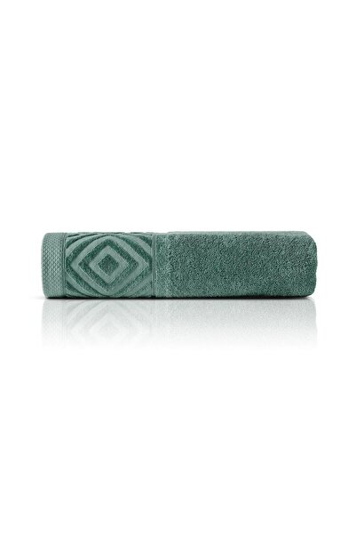 Detexpol Prosop de baie, Detexpol, Paula, bumbac frotte, verde salvie, 70x140...