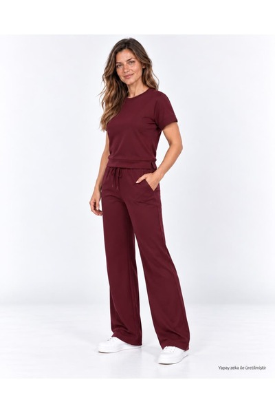 ALLWIN Women's Pique Modal Fabric Tracksuit Set