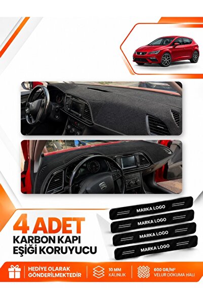e-biz Seat Leon (2013-2020) Compatible Dashboard Protection Protective Cover ...
