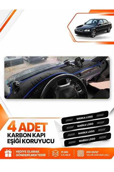 e-biz Honda Civic (1996-1998) Compatible Front Torpedo Protection Case Carpet...
