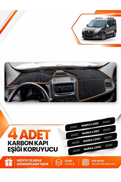 e-biz Fiat Doblo (2013-2015) Covered Compatible Front Glove Box Protection Co...