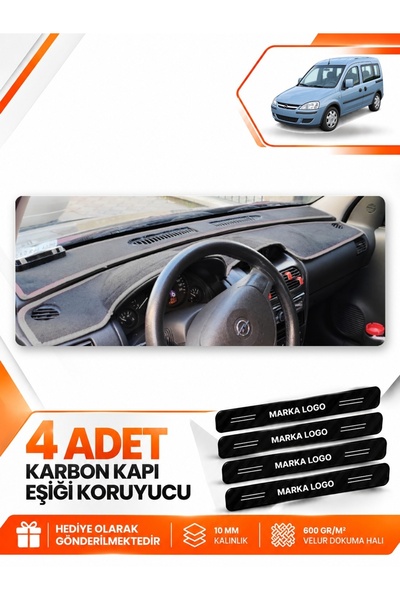 e-biz Opel Combo C (2001-2011) Compatible Front Chest Glove Box Protection Co...