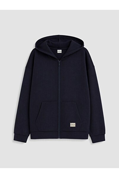 LC Waikiki Esvab • Modern & Distinctive Hooded Boys' Soft Touch Zippered Swea...