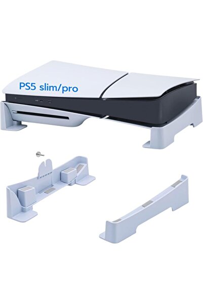 Mcbazel حامل أفقي لجهاز PS5 Slim/PS5 Pro، ملحقات قاعدة متوافقة مع بلايستيشن 5 إس