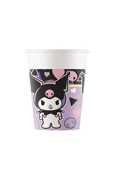 Leski Set of 8 Kuromi party glasses, 200ml