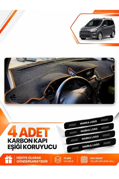 e-biz Ford Courier (2020-2023) Compatible Front Torpedo Protection Cover with...