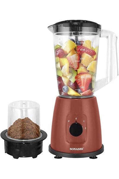 sonashi Powerful 2-in-1 Blender - 1.8L Unbreakable Jar with Grinding Cup | St...