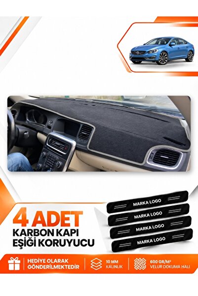 e-biz Volvo S60 (2011-2017) Compatible Front Chest Glove Box Protection Cover...