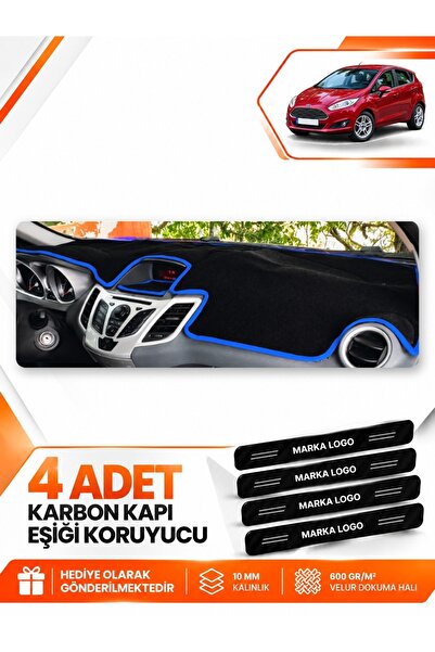 e-biz Ford Fi̇esta (2008-2017) Compatible Front Dashboard Protection Cover Ca...