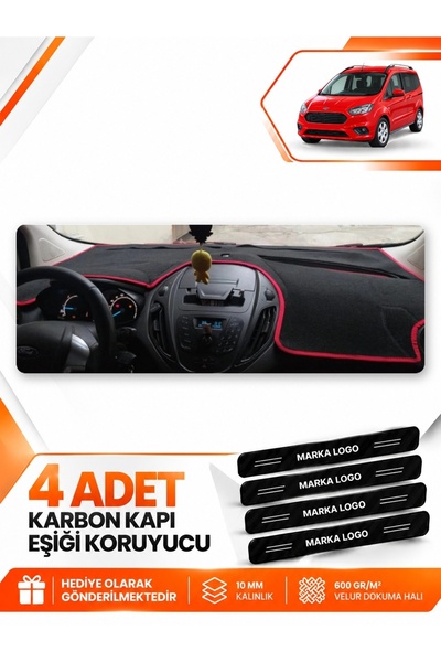 e-biz Ford Courier (2013-2020) Screenless Compatible Front Torpedo Protection...