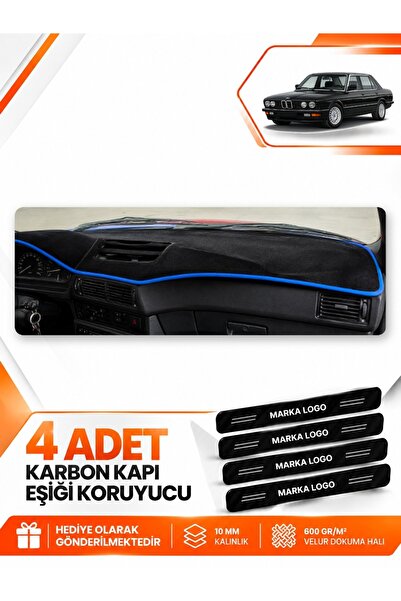 e-biz Bmw E28 (1981-1988) Compatible Front Torpedo Protection Cover Carpet Pr...