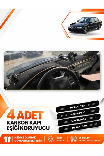 e-biz Honda Civic (1996-1998) Compatible Front Cover Torpedo Protection Prote...