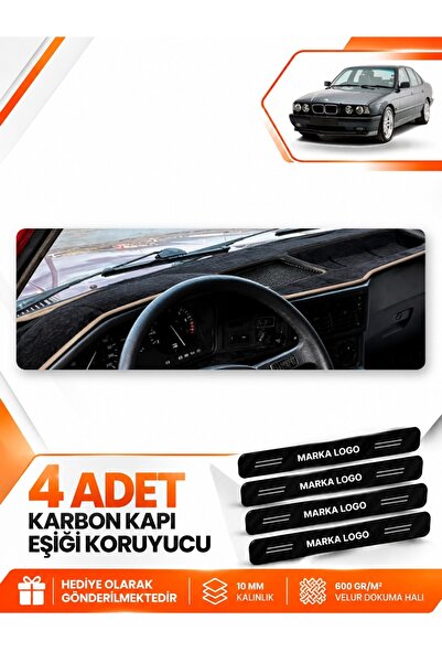 e-biz Bmw E34 (1988-1996) Compatible Front Cover Without Airbags Torpedo Prot...