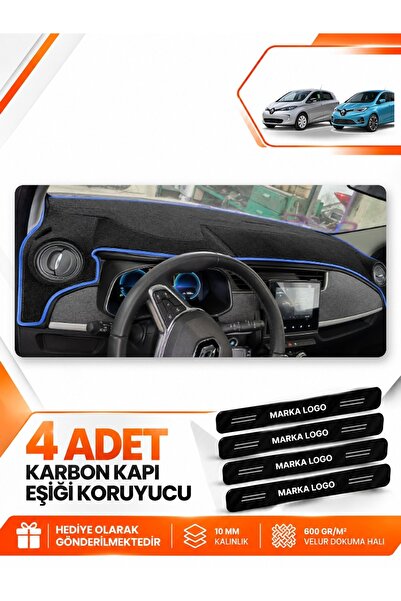 e-biz Renault Zoe (2012-2024) Compatible Front Torpedo Protection Case Carpet...