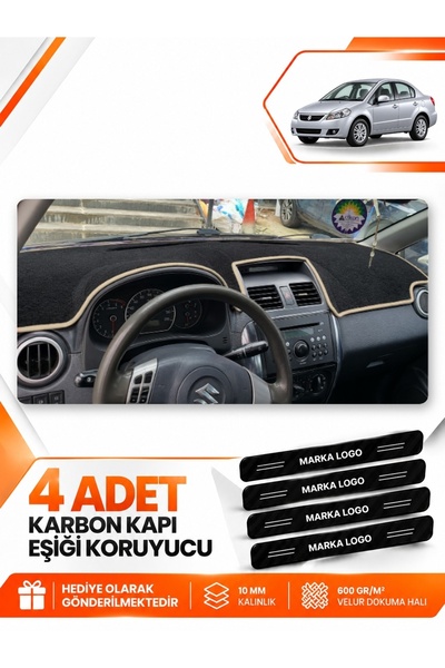 e-biz Suzuki Sx-4 (2006-2014) Compatible Front Cover Torpedo Protection Prote...