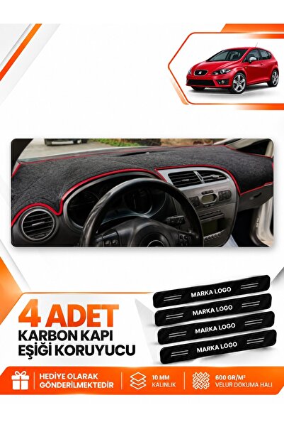 e-biz Seat Leon (2005-2012) Compatible Front Torpedo Protection Protective Ca...