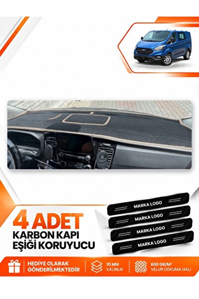 e-biz Ford Transit Custom (2016-2024) Compatible Front Cover Console Protecti...