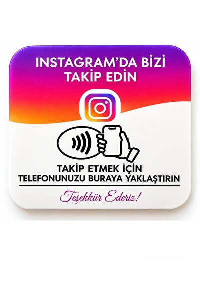 NFC İNSTAGRAM TAKİP KARTI