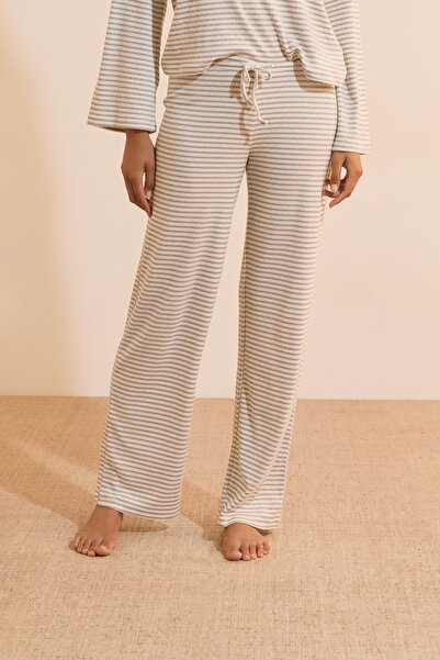 Etam Striped Pajama Pants with Drawstring