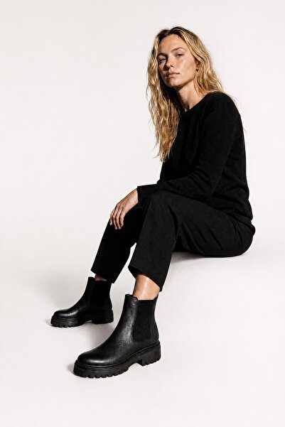 inizio Genuine Leather Chelsi Women's Boots B42