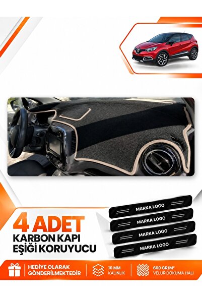 e-biz Renault Captur 1 (2013-2019) Compatible Front Cover Glove Box Protectio...