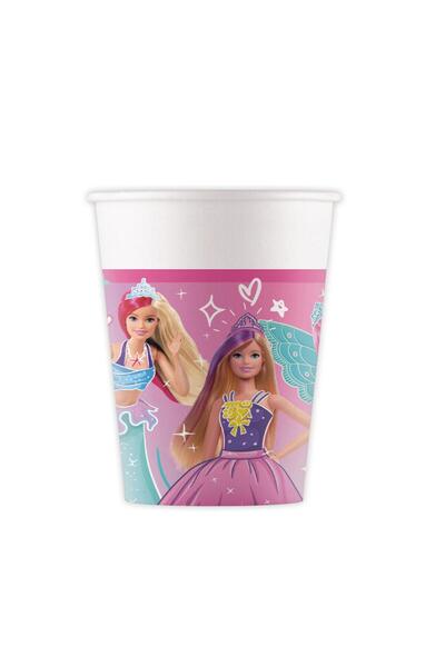 Generic Brand Set 8 pahare party Barbie Fantasy, 200ml