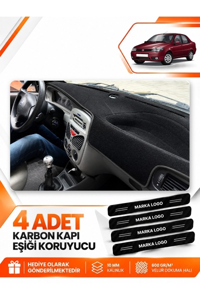 e-biz Fiat Albea (1999-2005) Compatible Torpedo Protection Protective Cover C...