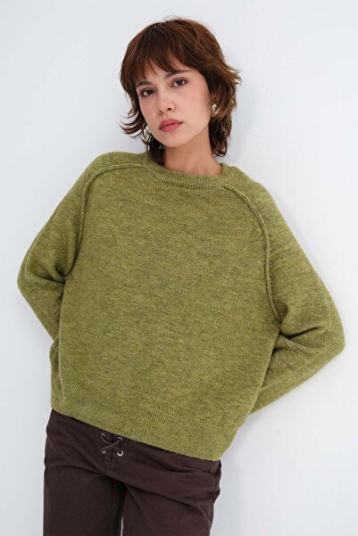 Addax Crew Neck Knitwear Sweater K3484