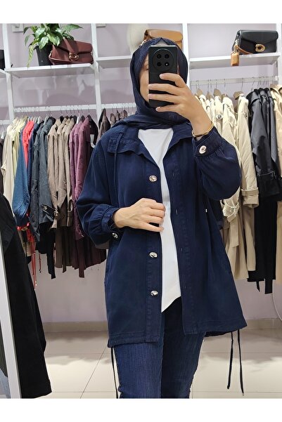 Denim Ceket - Lacivert