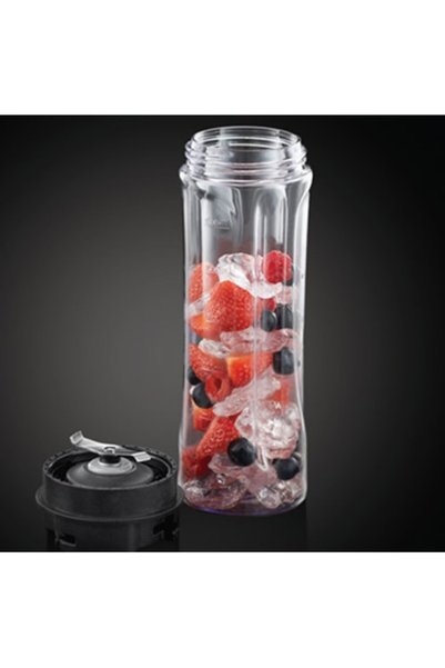 RUSSELL HOBBS Set blender + 2 sticle, Russell Hobbs, Oțel inoxidabil, 300 W, 600 ml, Argintiu