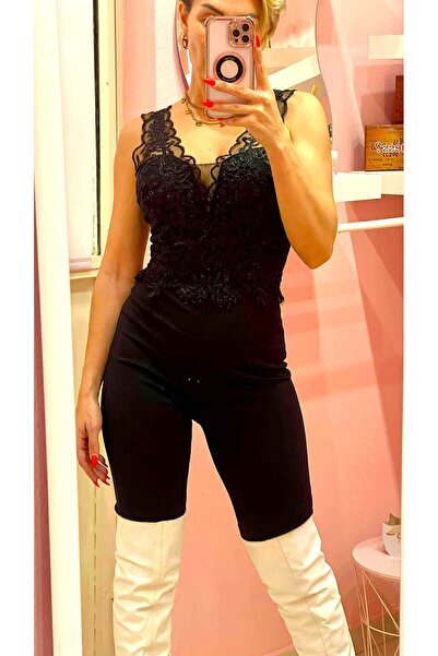 Woman's Fashion Μαύρη ολόσωμη φόρμα